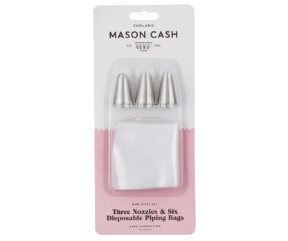 Améliorez vos compétences en poche à douille : Lot de 3 douilles moyennes avec 6 poches | Essentiels de pâtisserie.