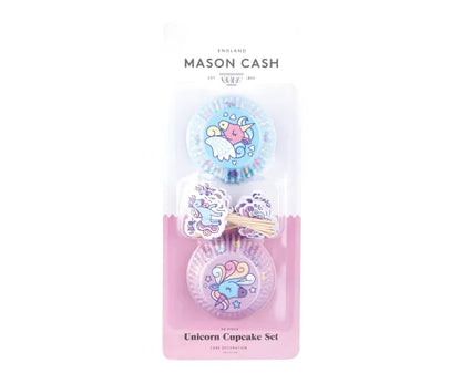 Lot de 48 caissettes et décorations pour cupcakes Licorne magique