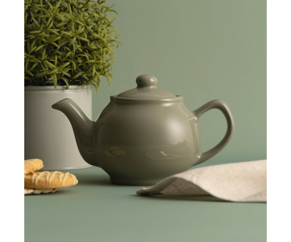 Théière vert sauge 2 tasses : Élégante théière en céramique pour deux – Parfaite pour les amateurs de thé