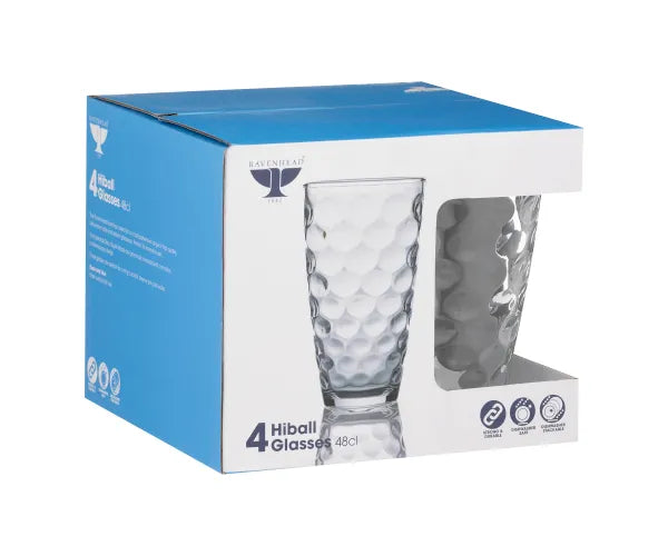 Essentials Disco Super Hiball Lot de 4 verres 48 cl Verrerie de haute qualité