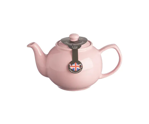 Théière Rose Pastel 6 Tasses - Théière Céramique Élégante pour Amateurs de Thé Raffinés