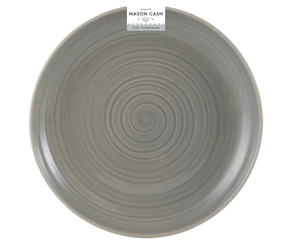 Sublimez votre expérience culinaire avec l'assiette plate grise William Mason.
