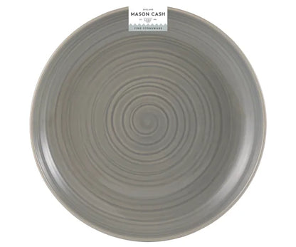 Sublimez votre expérience culinaire avec l'assiette plate grise William Mason.