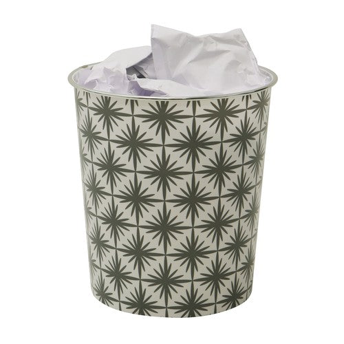 Corbeille à papier Geo en plastique efficace, Gris/Blanc - Gardez votre espace propre et écologique.