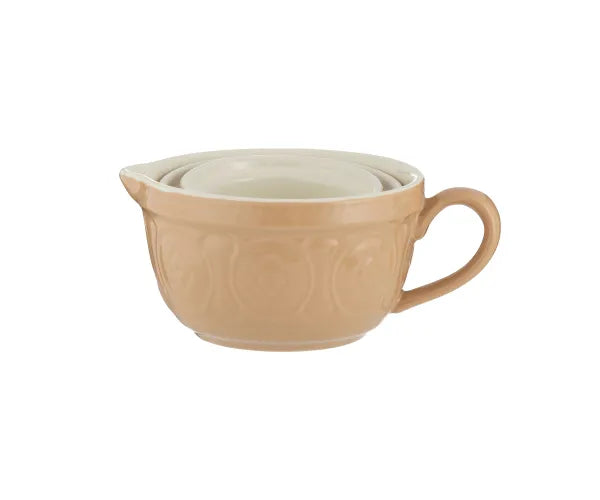 Elevate Your Kitchen with Cane Set 3 Measuring Cups | Essential Bakeware.