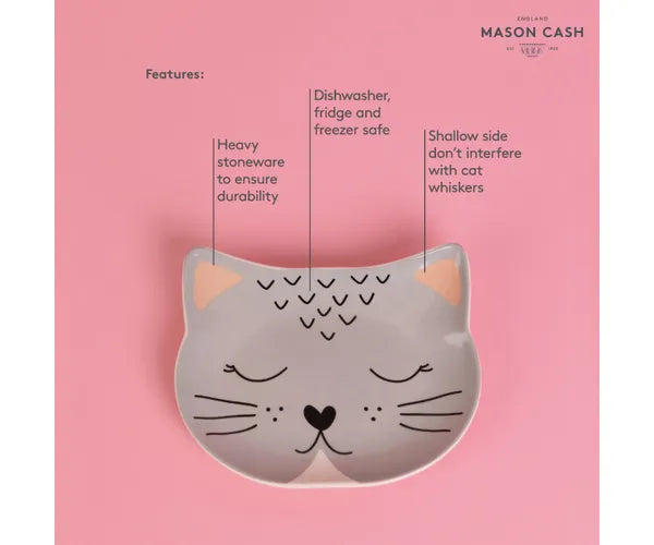 Gamelle « Smokey Cat » 16x13cm : une solution d'alimentation élégante et fonctionnelle pour votre ami félin.
