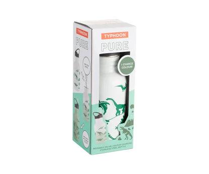 Bouteille dinosaure Pure Kids 550 ml à changement de couleur | Hydratation écologique.