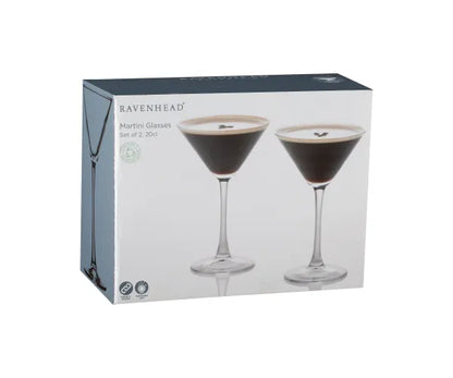 Sublimez vos réceptions avec le lot de 2 verres à martini 20cl