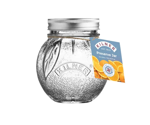 Délicieuse confiture d'orange en pot de 0,4 litre.