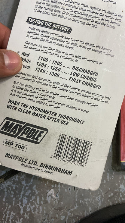 Hydromètre de batterie – Guide essentiel pour tester la santé de la batterie : conseils et techniques