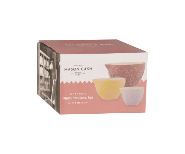 Dans l'Ensemble Prairie : 3 tasses à mesurer pour des créations culinaires précises.