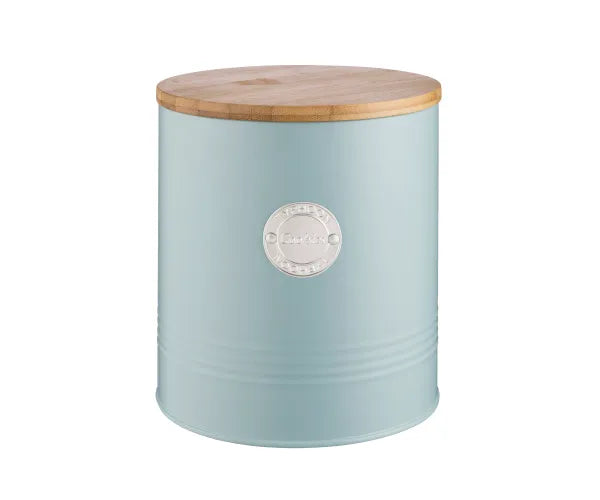 Elevate Your Kitchen with Living Blue Cookie Storage.