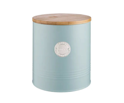 Elevate Your Kitchen with Living Blue Cookie Storage.