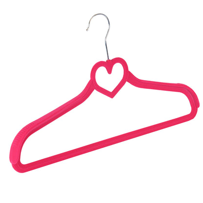 Porte-manteau Petit Cœur - Rose Vif | Solution de Rangement Élégante.