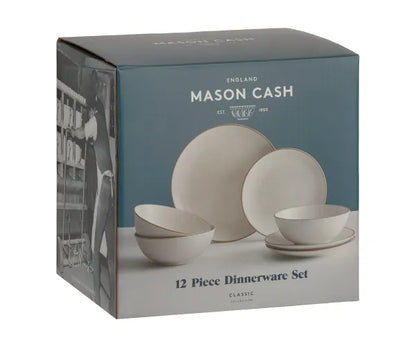 Améliorez votre expérience culinaire avec notre Service de Table Classique Crème 12 pièces.