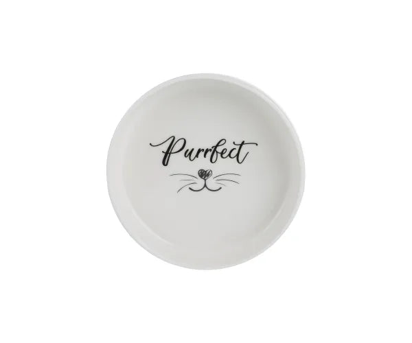 Gamelle pour chat Purrfect 13x4cm : solution d'alimentation élégante et pratique pour votre ami félin.