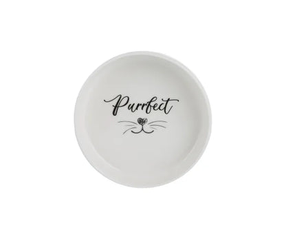 Gamelle pour chat Purrfect 13x4cm : solution d'alimentation élégante et pratique pour votre ami félin.
