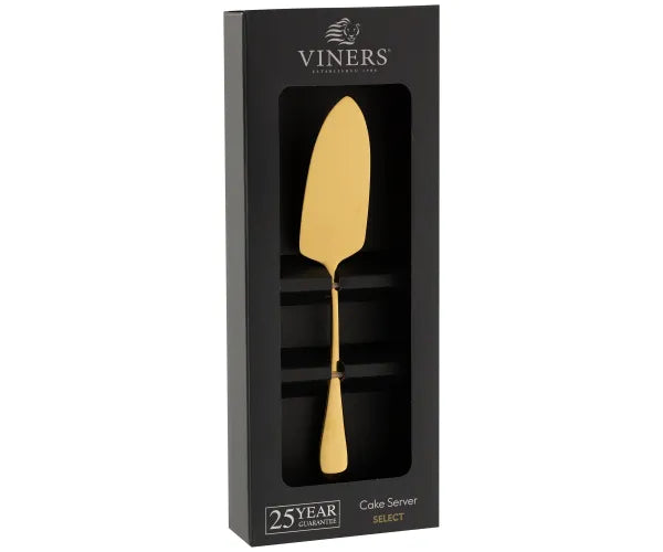 Élégante boîte cadeau pour pelle à gâteau dorée - Parfaite pour les occasions spéciales.