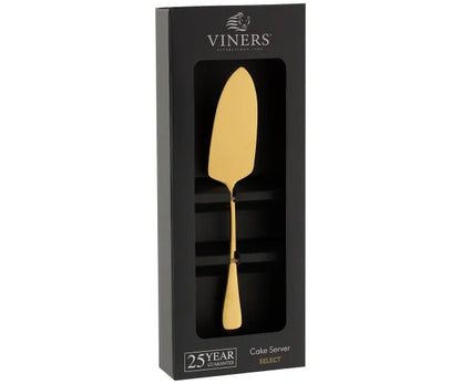 Élégante boîte cadeau pour pelle à gâteau dorée - Parfaite pour les occasions spéciales.