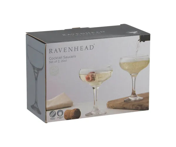 Sublimez vos cocktails avec le lot de 2 verres à cocktail Entertain - 20cl