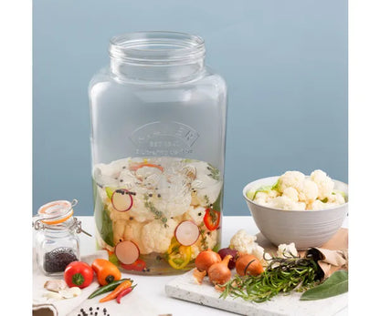 Kit de Fermentation Complet 5 Litres - Pour Faire du Choucroute, du Kimchi et Plus Encore à la Maison.