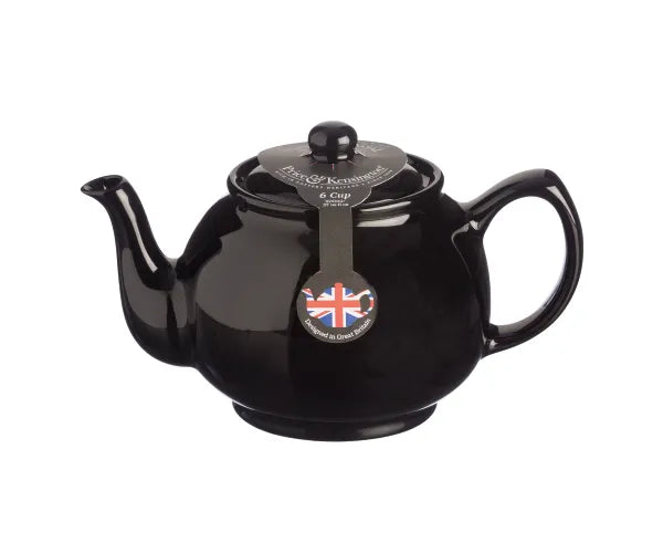 Théière noire élégante 6 tasses : un ajout raffiné à votre collection de thés