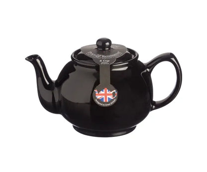 Théière noire élégante 6 tasses : un ajout raffiné à votre collection de thés