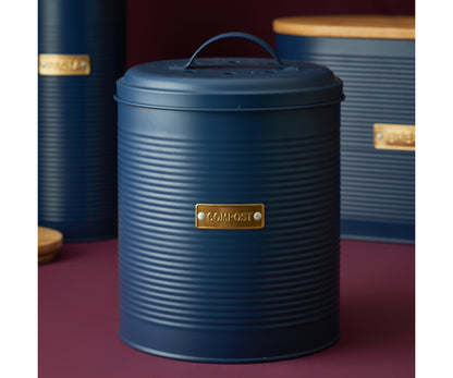 Otto Navy Compost Caddy : Une solution élégante et écologique pour les déchets de cuisine.