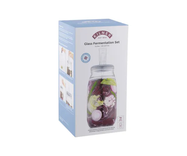 Kilner Kit de Fermentation en Verre 3 Litres