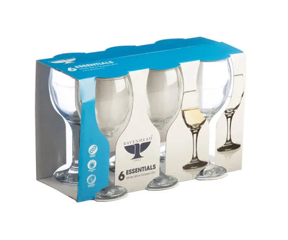 Lot de 6 verres à vin blanc Ravenhead Essentials 25cl