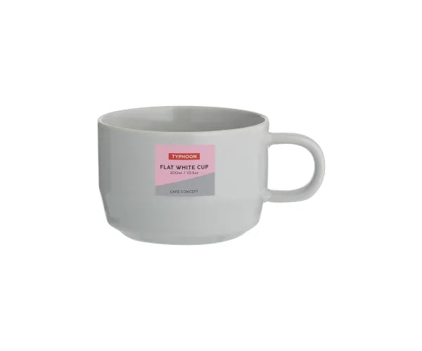 Cafe Concept Grey 300ml Flat White Mug - Stylish and Functional Drinkware
