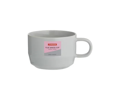 Cafe Concept Grey 300ml Flat White Mug - Stylish and Functional Drinkware
