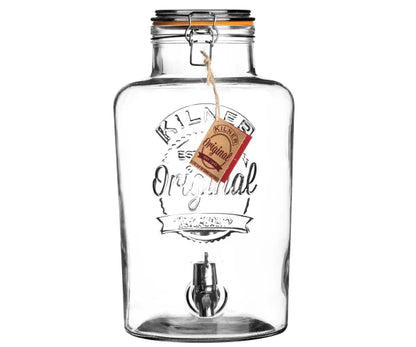 8 Litre Clip Top Round Drinks Dispenser | Refreshing Beverages for Every Occasion.