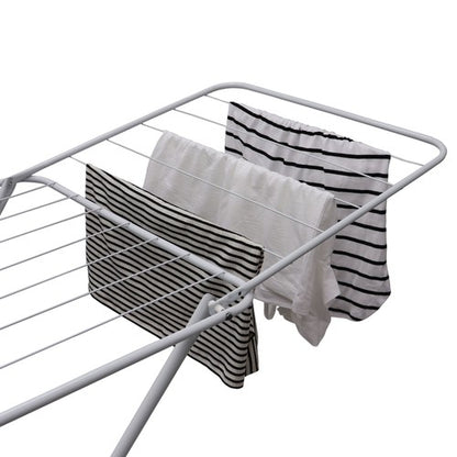 Winged Clothes Airer - 18m White: Efficient Laundry Drying Solution.