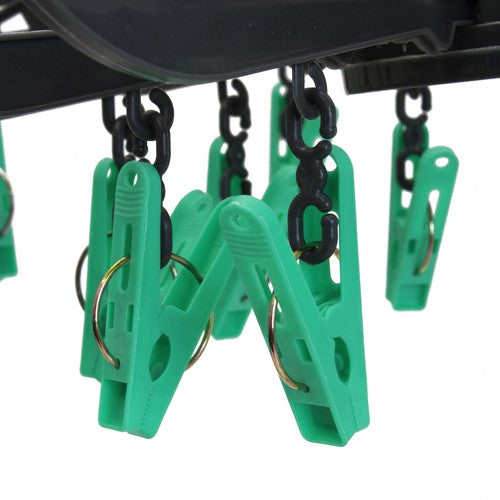 Séchoir à Chaussettes Pliable Efficace à 10 Bras | Gardez Vos Chaussettes Soigneusement Organisées.