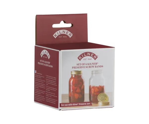 Ensemble Premium de 6 bagues de vissage pour pots de conserve | Achetez la meilleure qualité dès aujourd'hui.