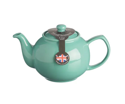 Élégante théière vert jade 6 tasses Belle théière en céramique pour les amateurs de thé