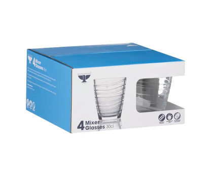 Essentials Swirl Mixer Glass Slv4 30cl - Premium Quality Glassware for Mixing Beverages