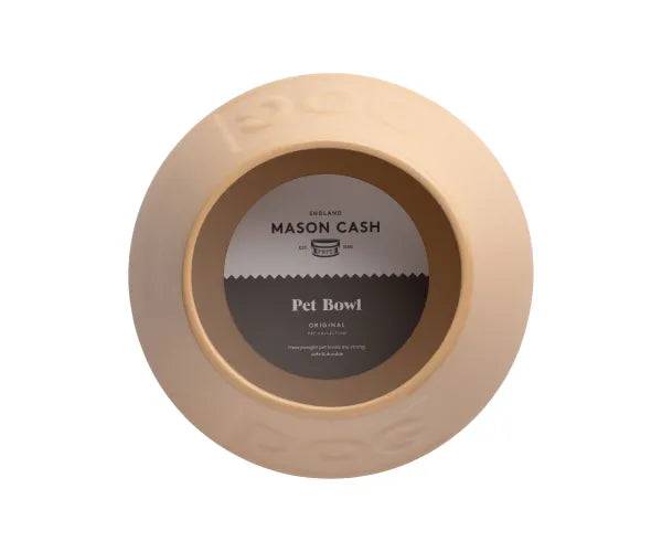 Gamelle en céramique anti-basculement Cane pour chien, 21 cm - Une solution d'alimentation robuste et élégante pour animaux de compagnie.
