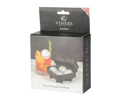 Coffret de moules à glaçons ronds en silicone de qualité supérieure | Améliorez vos boissons avec des glaçons parfaitement formés.