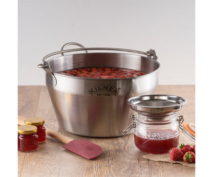 Marmite à Conserves en Acier Inoxydable 8 Litres | Ustensile de Cuisson Durable pour la Mise en Conserve à Domicile.