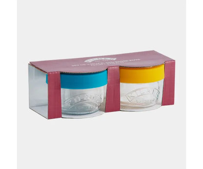 Lot pratique de 2 boîtes à goûter (125 ml) | Gardez vos collations au frais.