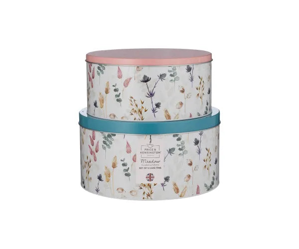 Boîtes à gâteaux Meadow (lot de 2) Solutions de rangement élégantes
