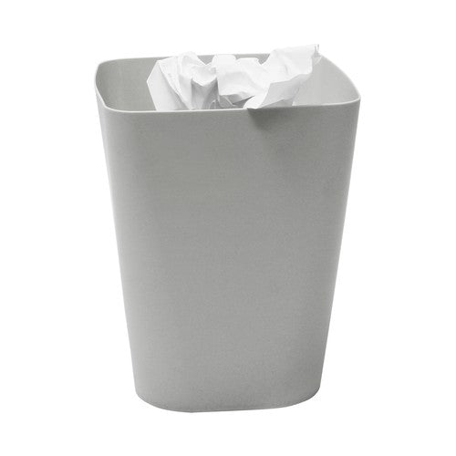 11L Functional Square Bin in Light Grey | Organize Your Space Efficiently.