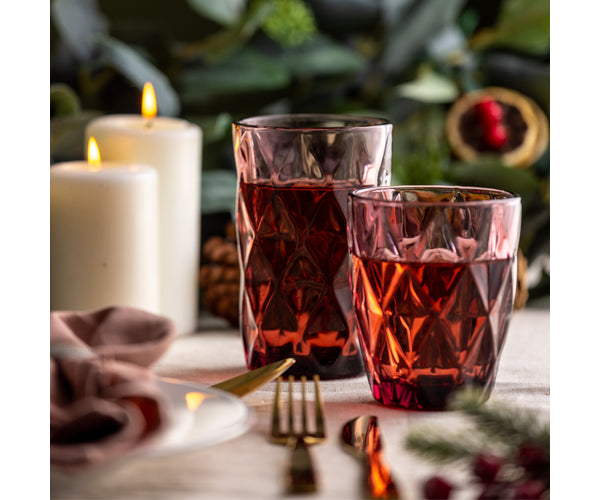 Luxurious Gemstone Amethyst Mixer Glass 27cl - Enhance Your Drinking Experience