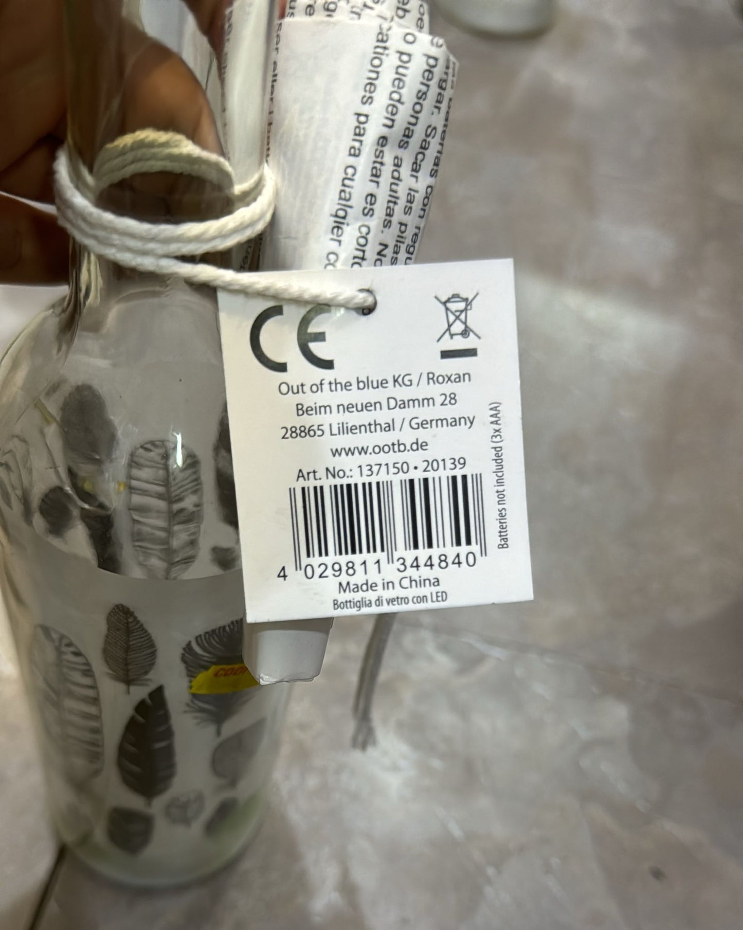 Bouteilles d'eau en verre écologiques