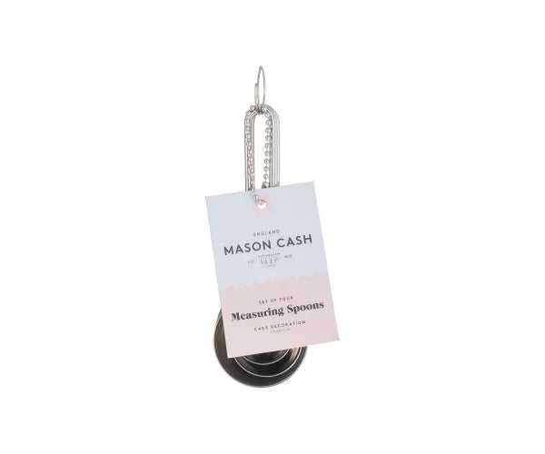 Ensemble de 4 cuillères à mesurer premium en acier inoxydable | Outils de mesure de cuisine précis.