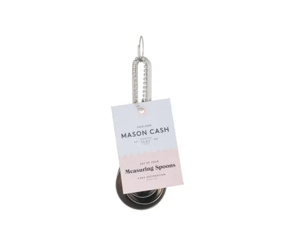 Ensemble de 4 cuillères à mesurer premium en acier inoxydable | Outils de mesure de cuisine précis.