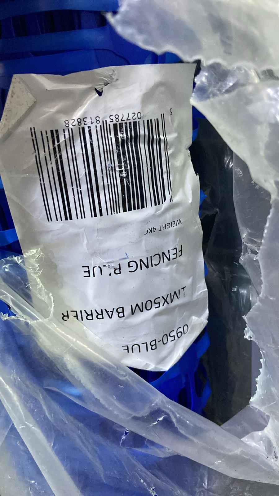 Premium 1M x 50M Blue Barrier Fencing High-Quality Safety Fences