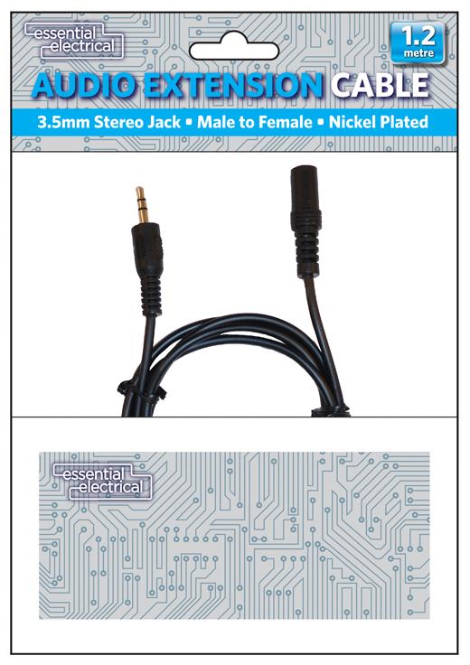 Premium 1.2M Audio Extension Cable - Superior Sound Extension for Enhanced Connectivity